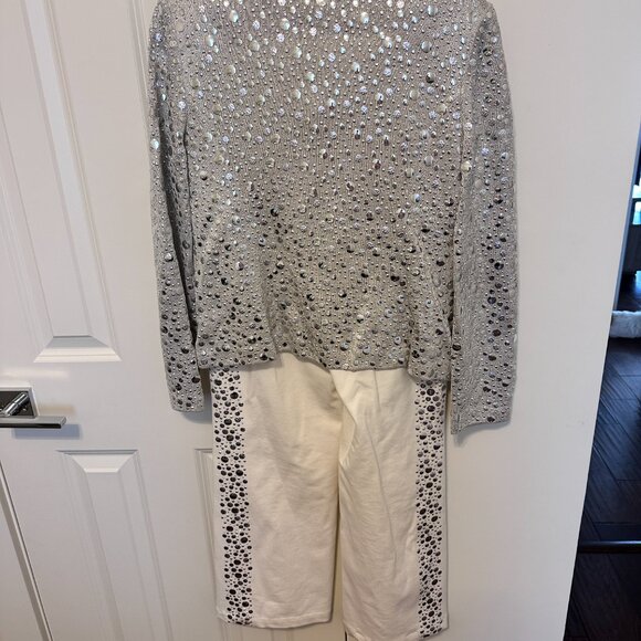 St. John Knits Evening Collection Jacket and Pants - Picture 2 of 12